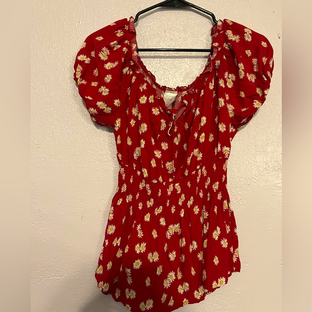 No boundaries womens floral top